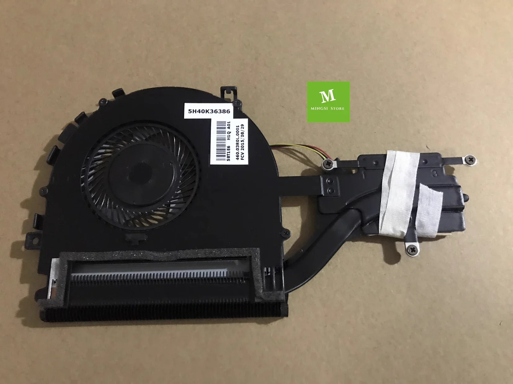 Genuine FOR Lenovo ThinkPad Edge 2 1580 CPU Cooling Fan and Heatsink 5H40K36385