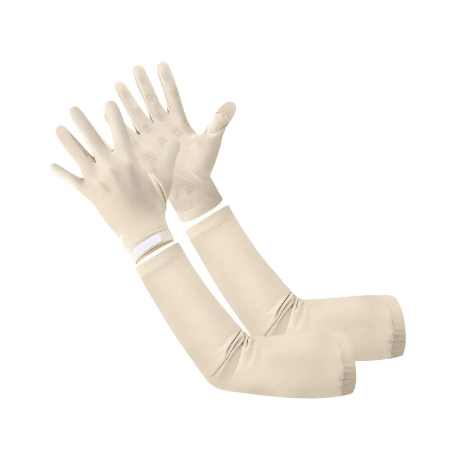 Long Sun Protection Sleeves Breathable Nylon Gloves for Women Summer Outdoor Driving Cycling Running