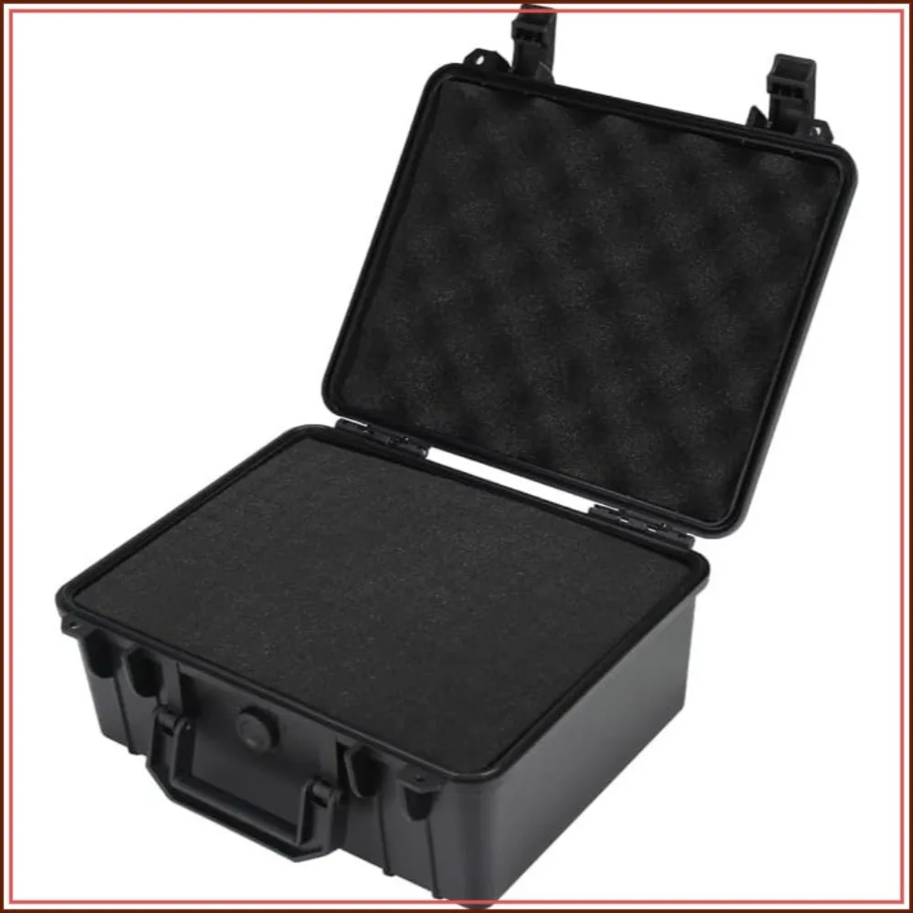 

Waterproof Hard Case with Customizable Pluck Foam Interior for Test Instruments, Compact Cameras & Tools, 11x8x5in