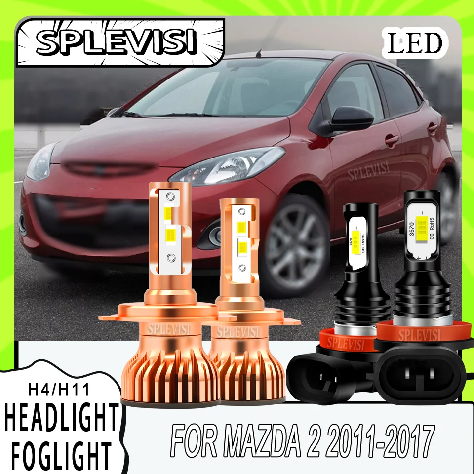 

Extended Lifespan Waterproof Housing Plug and Play H4 H11 LED HEADLIGHT FOGLIGHT FOR Mazda 2 2011 2012 2013 2014 2015 2016 2017
