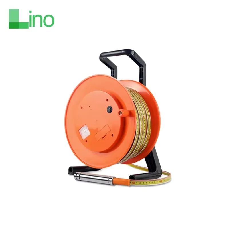 Lino LNM-103 100m 200m 300m 500m Portable Ruler Light and Sound Buzzer Water Level Measuring Tape