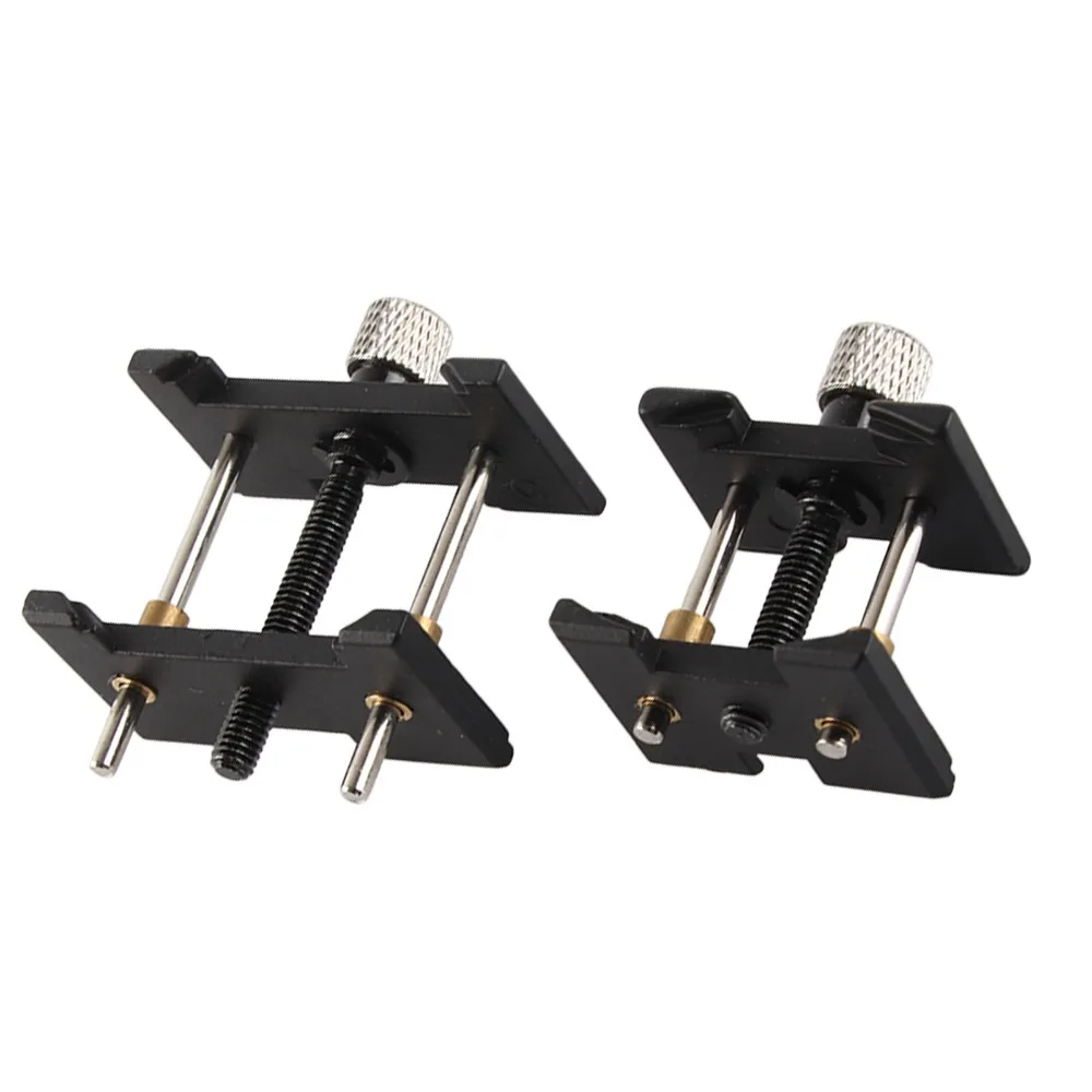 2Pcs Practical Black Watch Movement Holder Metal Different Sizes Watch Repair Tool Watchmaker Accessory For Watchmakers