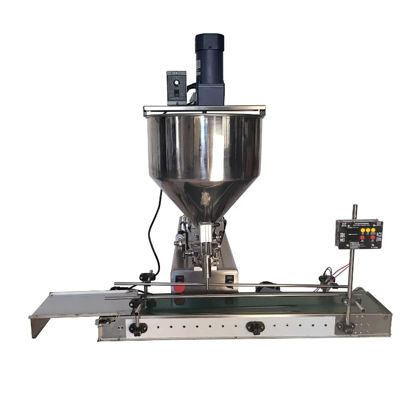 automatic desktop peristaltic pump liquid oil filling machine with conveyor for soy sauce and jam filling machine