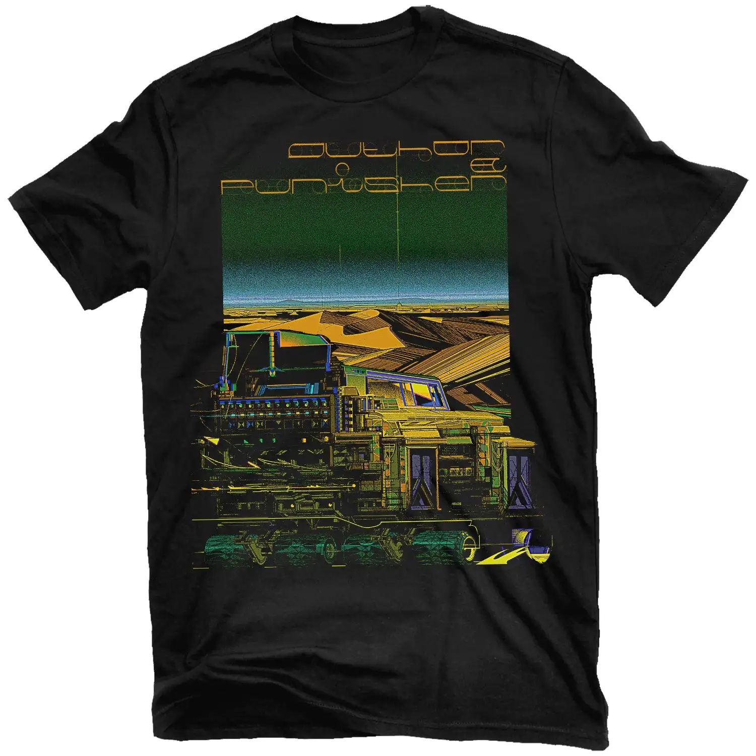 Author&Punisher KR Ü LLER Heavy Metal Rock Band Style Summer Casual T-Shirt Men's and Women's Luxury Brand