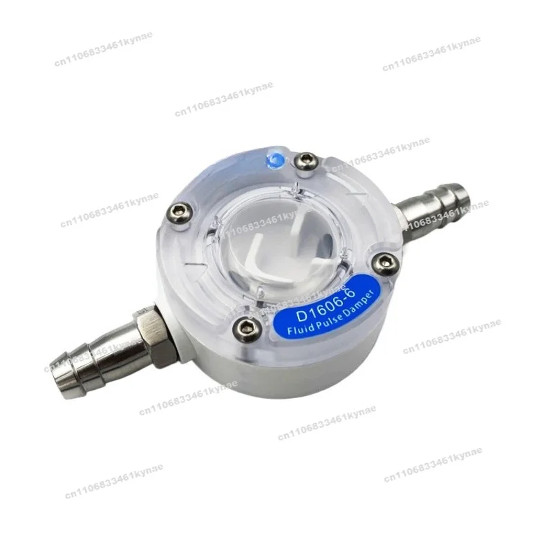 D1606-6 Miniature Fluid Pulse Damper, Diaphragm Pump Peristaltic Pump Pulse Buffer