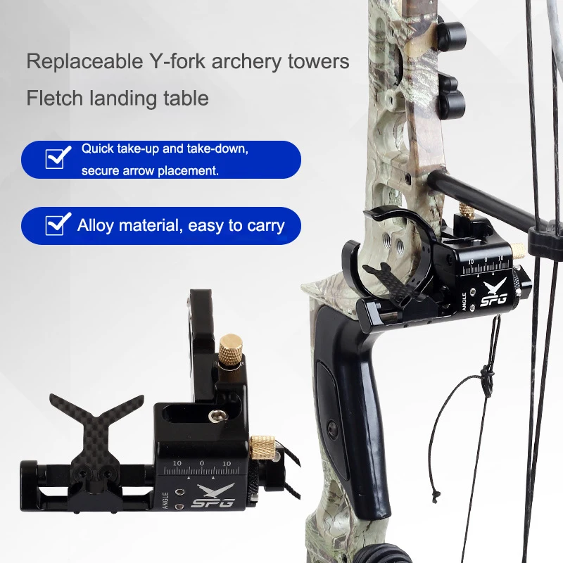 SPG924 Landing Arrow Table Composite Pulley Bow & Arrow Outdoor Archery Accessories Manufacturer Shooting Drop-away Arrow Rest