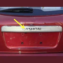 FOR NISSAN QASHQAI STAINLESS STEEL TAILGATE BOOT REAR DOOR GRAB HANDLE TRIM COVER 2008 2009 2010 2011 2012 2013