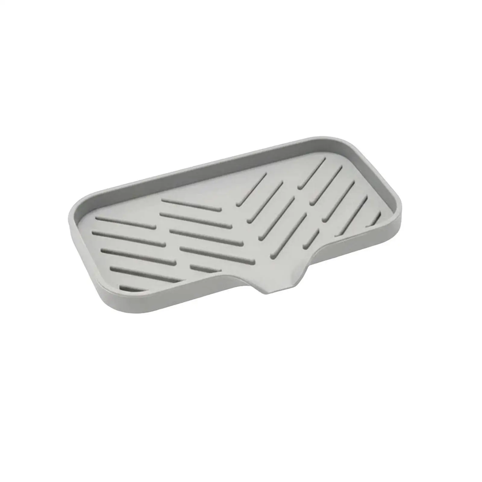 Household Storage Silicone Kitchen Drainage Pad Self Draining Sink Faucet Mat Splash Guard for Clean Countertop