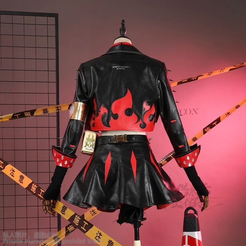 Disfraz de Anime Zenless Zone Zero Burnice Whita para mujer, traje de juego, uniforme encantador, Cosplay, fiesta de Halloween, juego de rol, pelucas