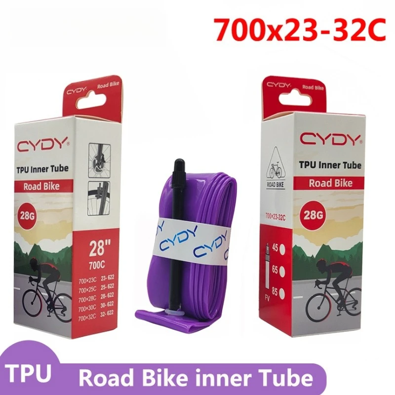 

Road bicycle ultralight TPU inner tube 45/65/85 mm700x23-32C bicycle inner tube