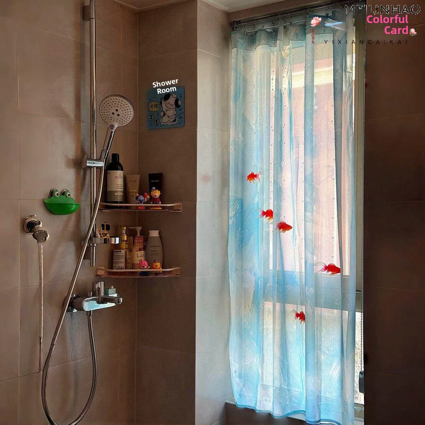 blue-goldfish-bathroom-curtains-waterproof-light-blocking-no-punching-installation-new-2026-style-semi-shade-bathroom-decor