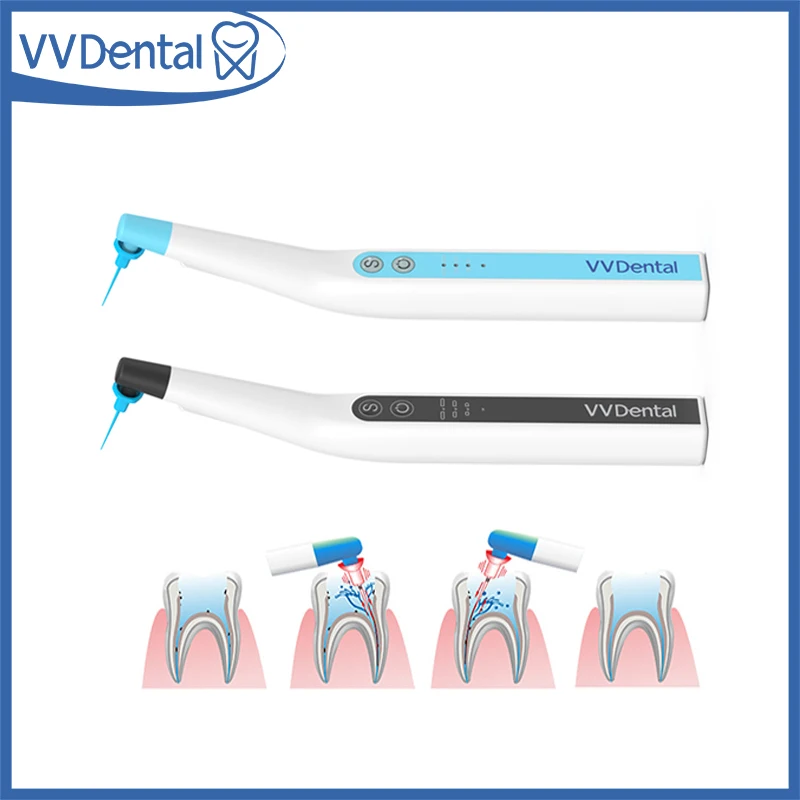 

VVDental Dental Root Canal Sonic Irrigator Activator with 60 Pcs Endo Files For Endodontic Cleaning Dentistry Instrument