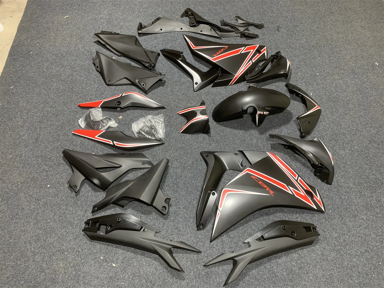 Full fit for Honda CBR250R 2011 2012 2013 2014 2015 2016 CBR 250R 11 12 13 16 Red black Fairing kit Bodywork Shell set