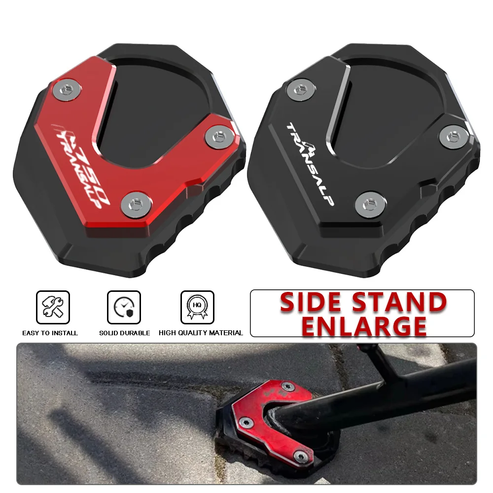 

For HONDA XL750 XL 750 TRANSALP 750 Universal New Motorcycle Side Stand Enlarge Kickstand Enlarger Support Extension 2023 2024