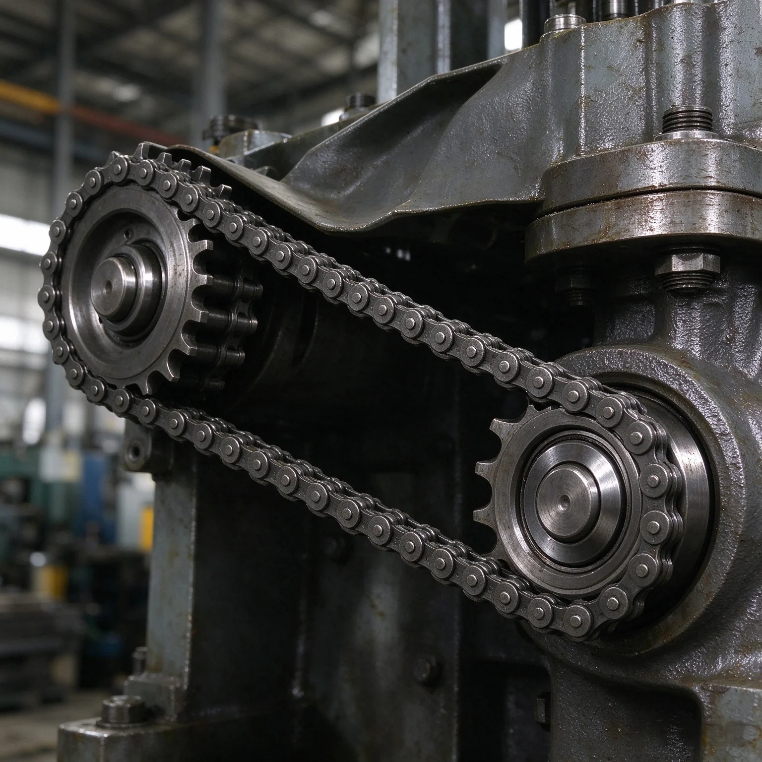 08B-1 Roller Chain / Chain Links Connector Industrial Transmission Link Pitch 12.7mm for 08B Sprocket 1.5 Meters