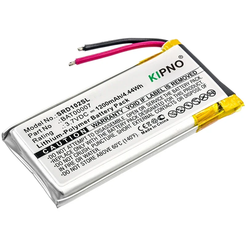 KIPNO 1200mAh Replacement Battery for Cardo Scala Rider Packtalk Duo BAT00007 SRPT0102 Wireless Headset Compatible