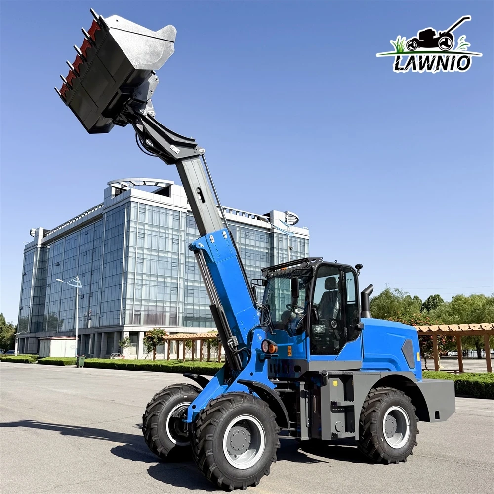Packaging Customization Telescopic Loader  Air Brake System and High Maneuverability for Municipal Work  Loader
