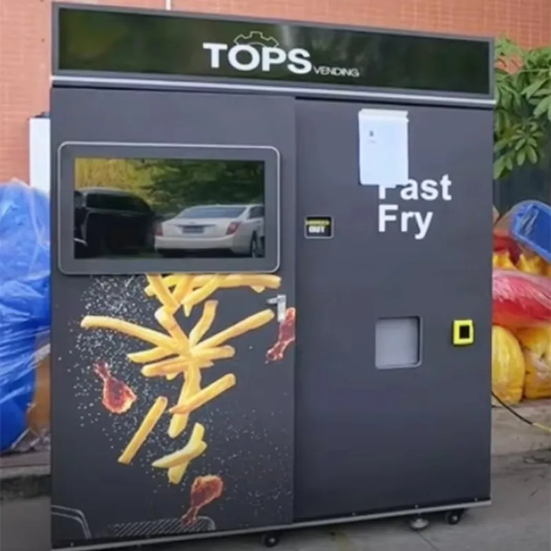 FOODLINE Customized French Fries Vending Machine Automatic with Touchscreen Multiple Payment Options 120 Pcs Capacity