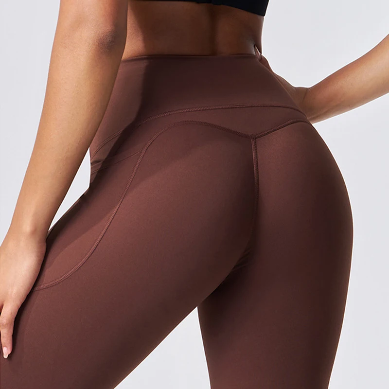 INLUMINE Lycra Upgraded Yoga Pants With Pockets High Waist Butt Lift Sports Leggings Women HighElastic Gym Workout Fitness Tight