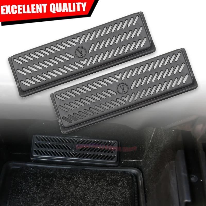 Rear Air Vent Protect Cover Under Seat For Tesla Model Y 2021-2023 Anti-blocking Backseat Outlet Grille Protector Accessory