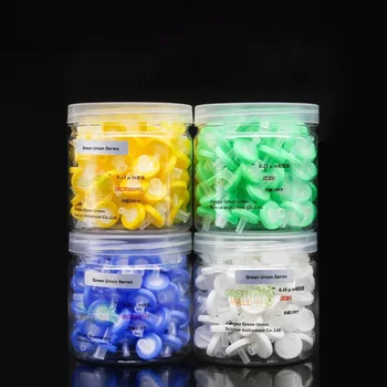 100 개/상자 실험실 13mm 25mm MCE 나일론 PTFE 밀리 포어 멤브레인 주사기 필터 0.22 또는 0.45um NYLONM 주사기 Drireven 바늘 필터