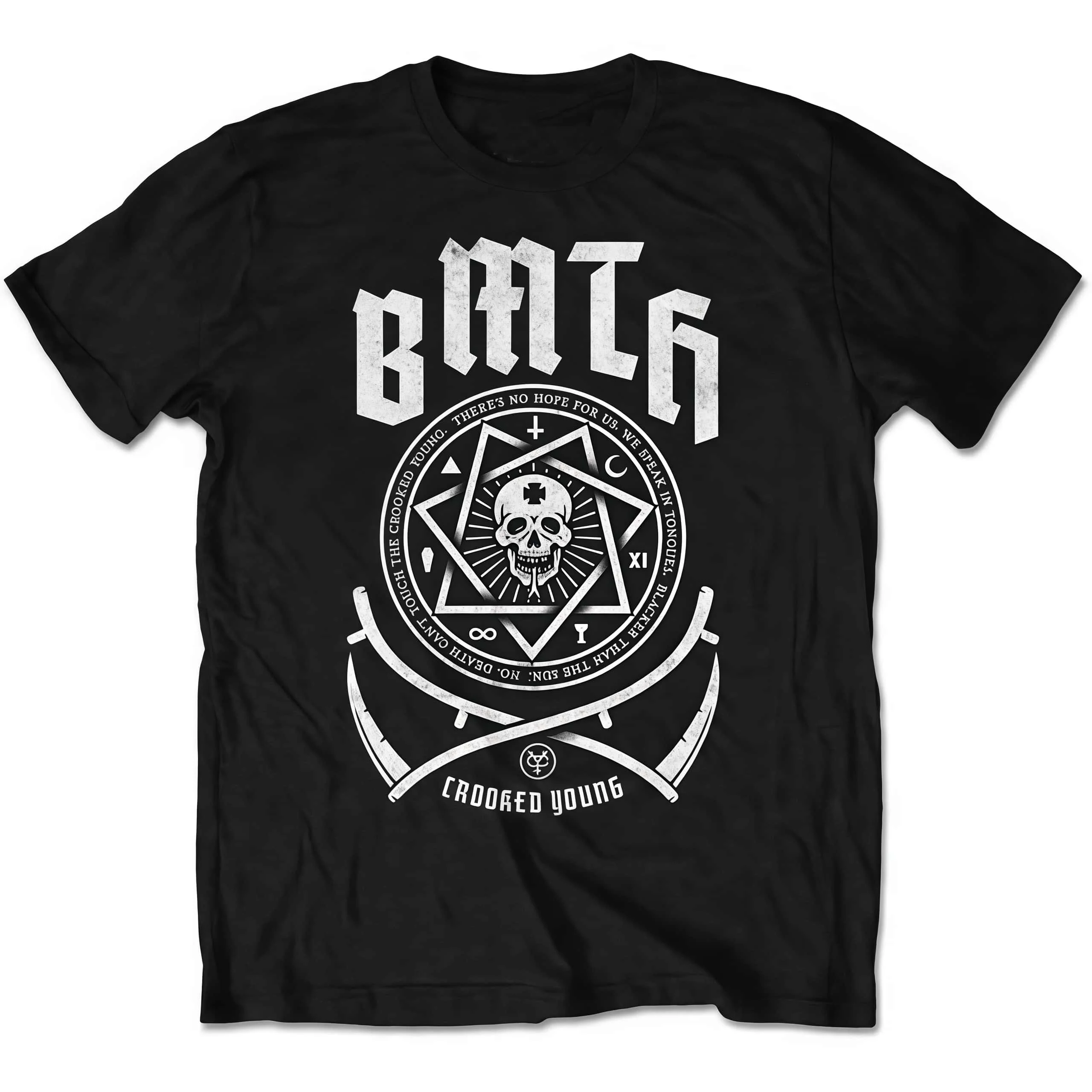 Bring Me The Horizon T-Shirt BMTH Unisex Festival Gig Top Band T-shirt 2026 Summer Men Women 100_Cotton T-shirt Street Wear Y2K