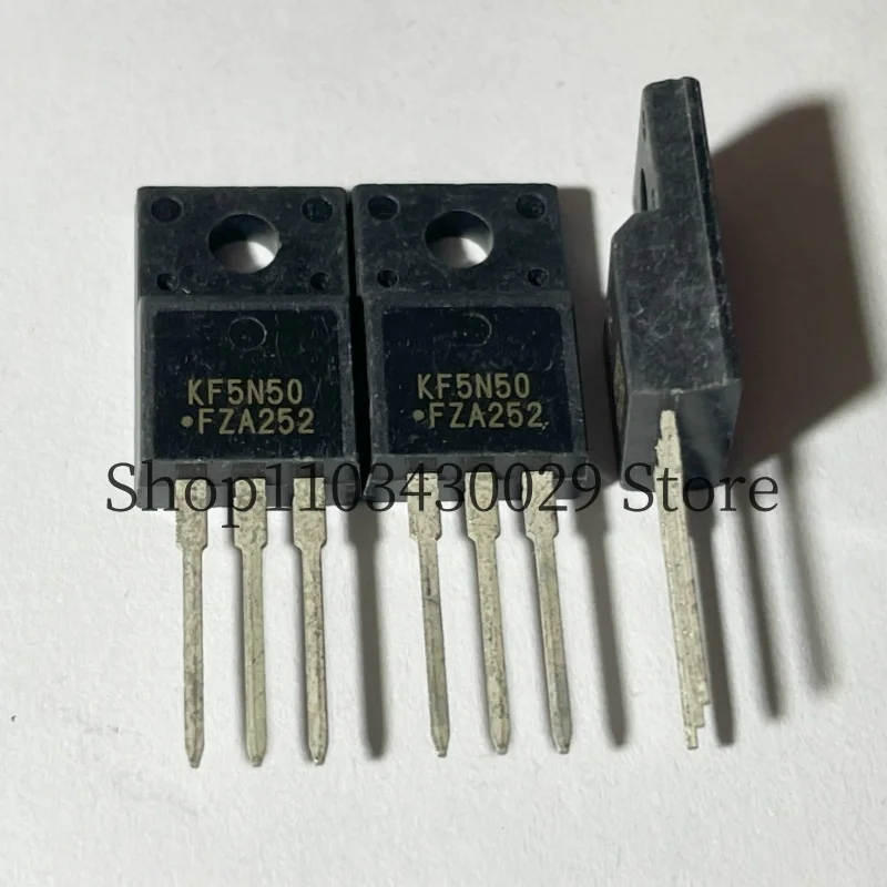 10Pcs New and Original KF5N50FZA KF5N50 TO-220F 5A 500V N-Channel MOSFET Power Transistor