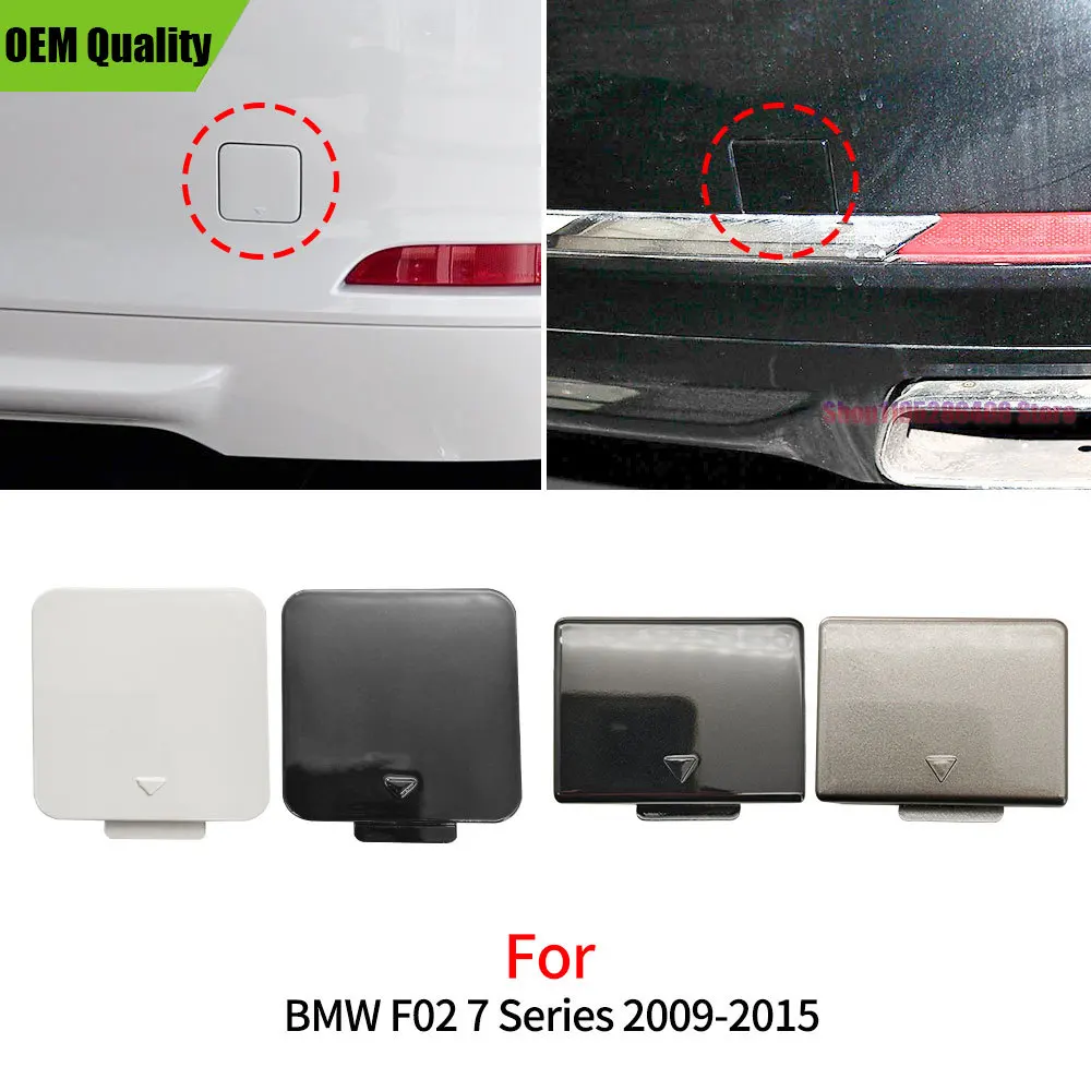 Car Rear Bumper Tow Hook Cover Cap Accessory For BMW 7 Series 730 740 750 760LI 51127209925 51127311374 For BMW F01 F02