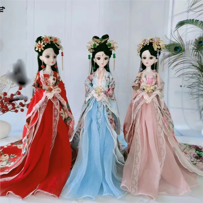 

Chinese Style Antique Hanfu Model 30cm Girl Birthday Gift Chinese Hanfu Model Hanfu Princess Home Decoration Ornament ZE581