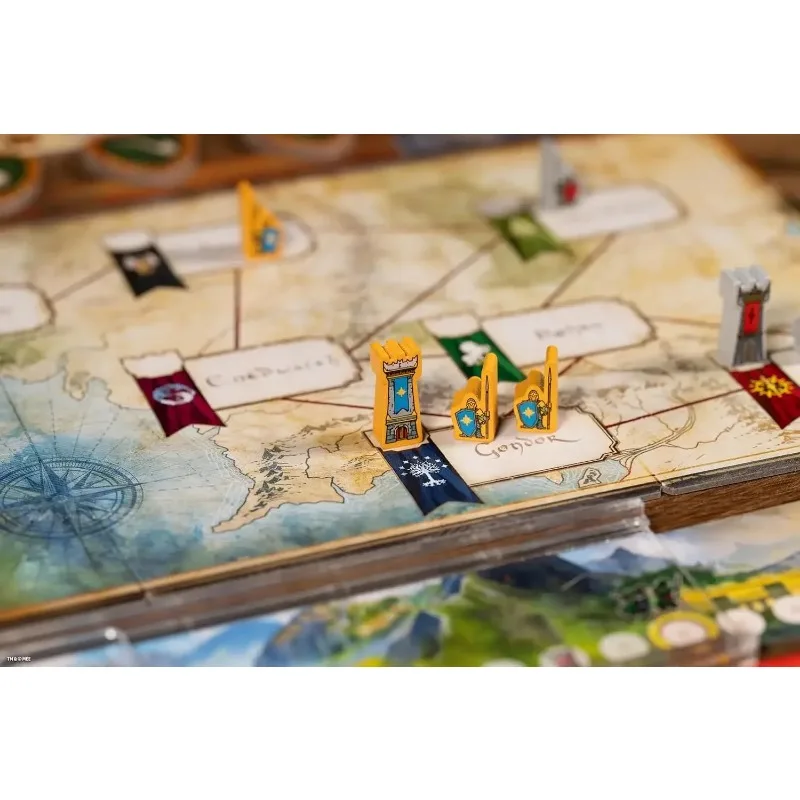 2025 LOTR: War of the Rings Ultimate 2-Player Strategy Board Game Hero Tokens Collector's Edition Friends Family Gathering Games