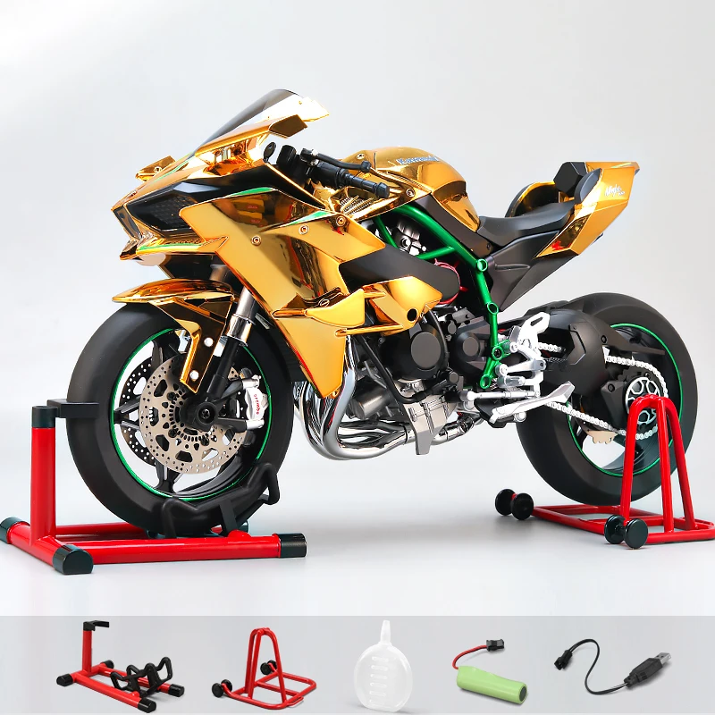 大 1:6 カワサキ H2R ブート可能スプレー可能ダイナミック合金金属ダイ