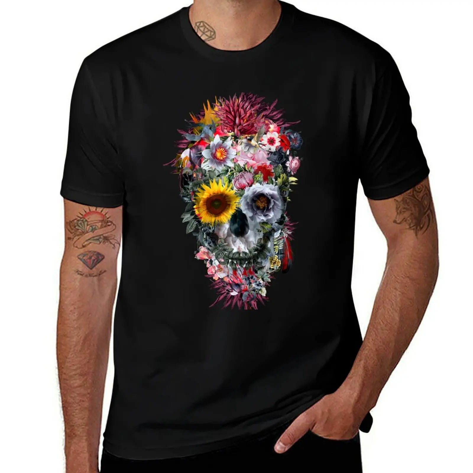 

Voodoo Skull T-Shirt Trendy Pattern T-Shirt for Men