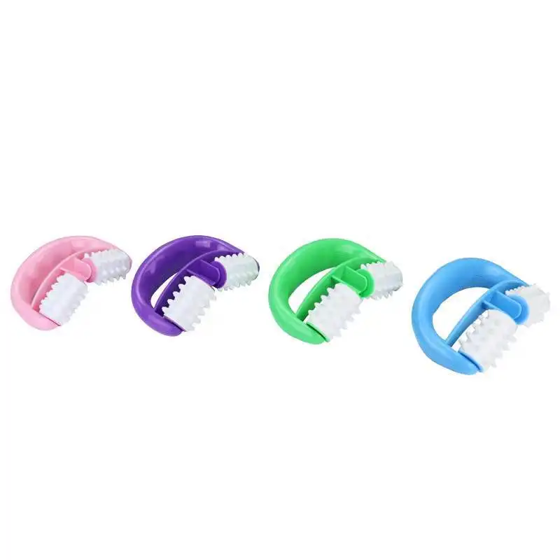 Arm 2-Wheel V-Shaped Massager For Slimming Calves, Hand-Held Roller Massage For Slimming Legs, Muscle Relaxor For Leg Massage