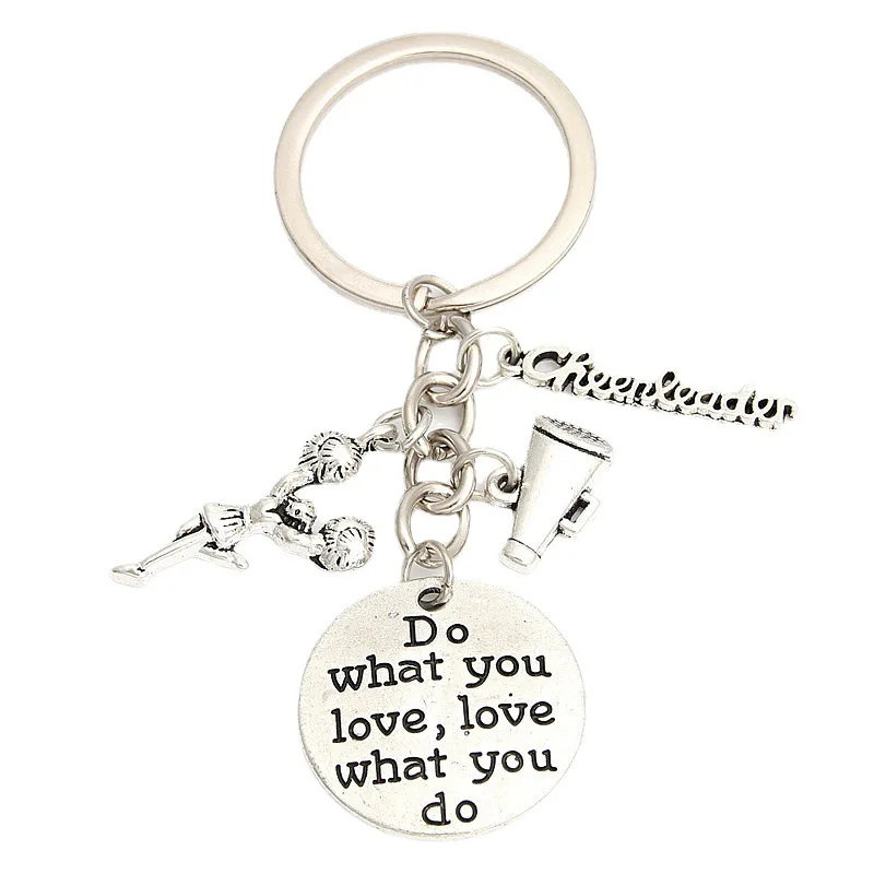 التشجيع المفاتيح يهتف فريق سحر كيرينغ المراهقين هدية سلاسل المفاتيح اسهم دروبشيبينغ يهتف المجوهرات