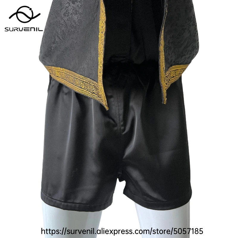 كيك بوكسينغ السراويل المهنية الملاكمة التايلاندية السراويل الرجال النساء الطفل فنون الدفاع عن النفس MMA الملابس القتالية تصارع القتال سراويل ملاكمة #4