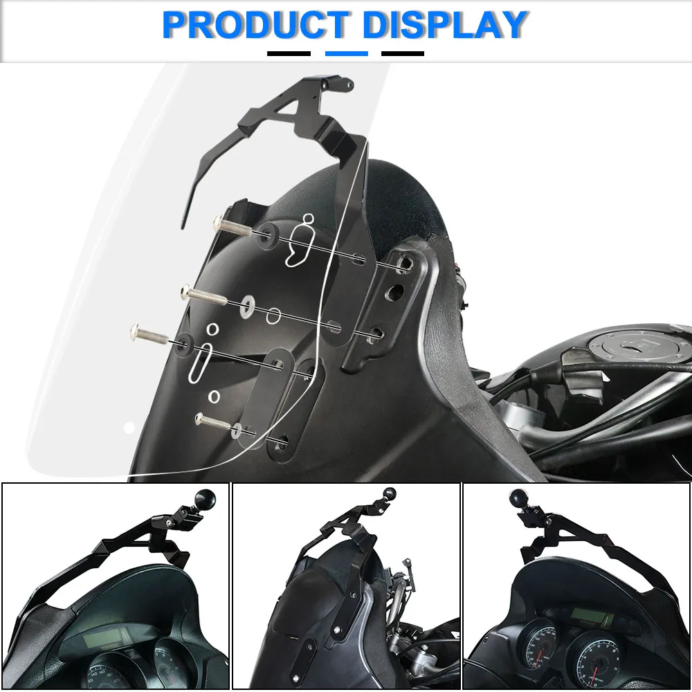 Motorcycle Mobile Phone GPS Navigation Bracket Supporter Holder Bar Fit For Honda Varadero XL1000V 2003-2007 2008 2009 2010 2011