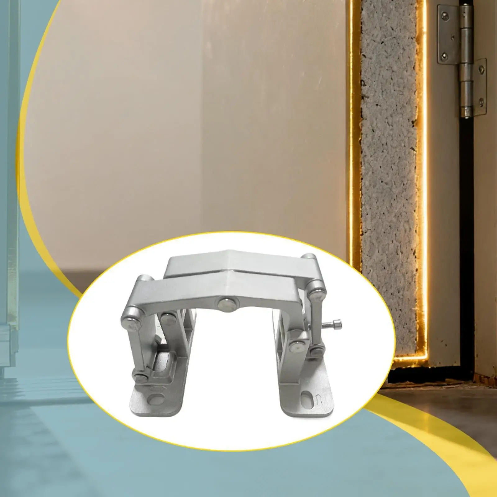 

Invisible Stone Door Hinge Concealed Door Hinge 240-300kg Max Load High Strength Multipurpose for Fence Gate Pipe Well Doors