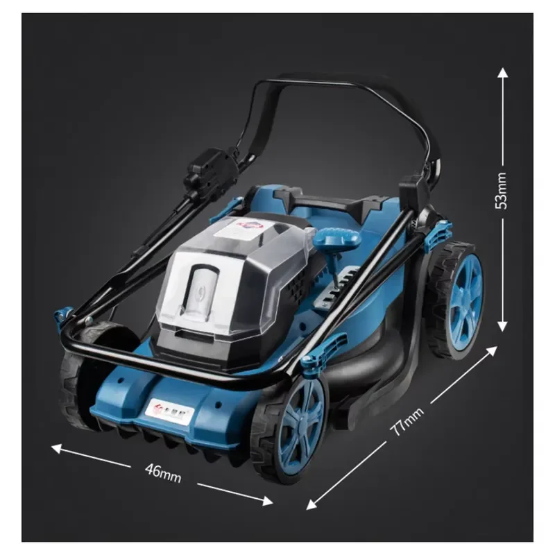 Hot Sale Industrial Lithium 18-Inch Self-Propelled Electric Lawn Mower Four-Wheel 40V 100L Grass Box
