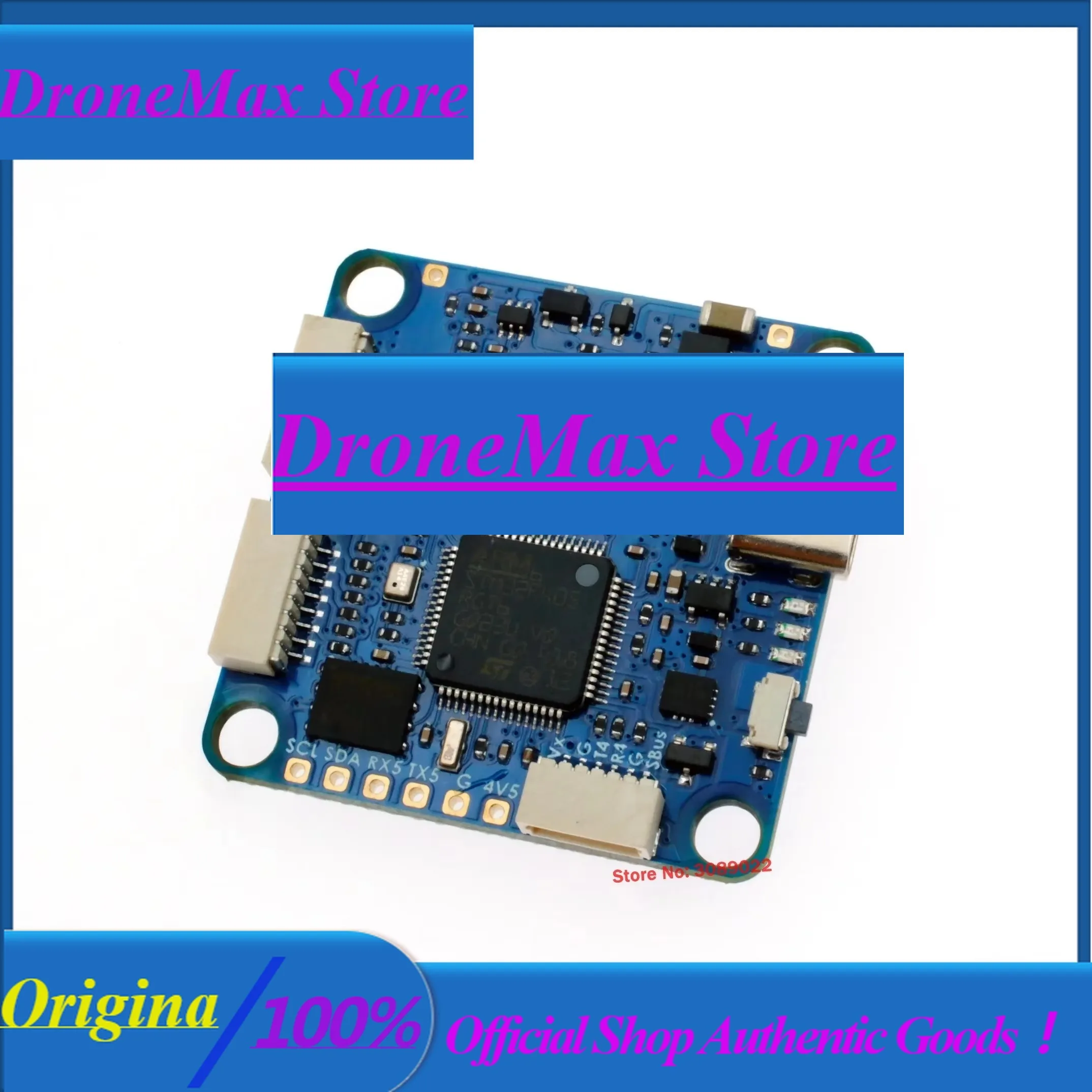 DroMaMatek FLIGHT CONTROLLER F405-HDTE 3~ 12S LiPo Input Flight Control