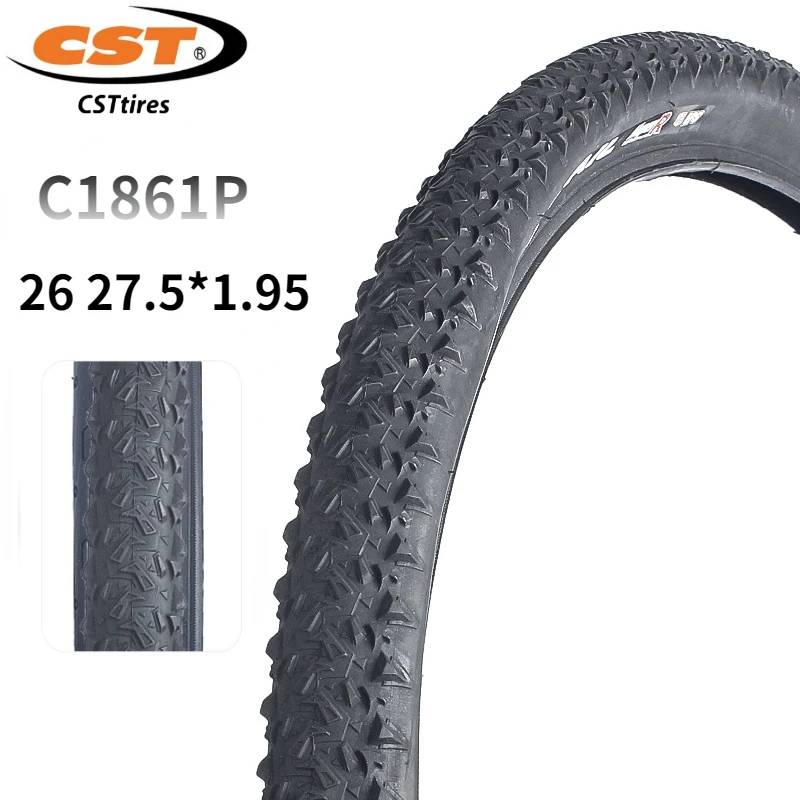 26 27.5*1.95 Mountain bike tire, off-road anti puncture mountain bike outer tire C1861P