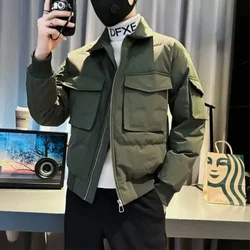 Male Coats Slim Fit Men's Jackets New In Solid Color Cheap Clothes Offer Casual Y2k Vintage Stylish Harajuku Luxury Designer