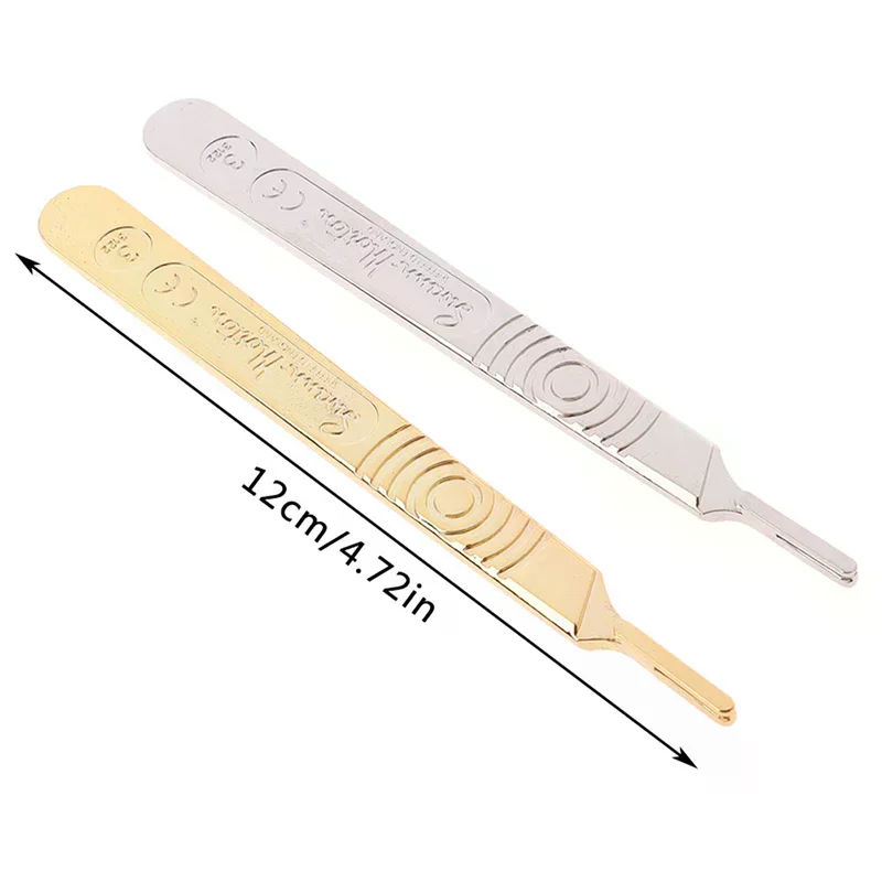 

Ручка скальпеля подходит для лезвия, хирургическая рукоять из нержавеющей стали/пластиковая хирургическая рукоять, гравировальные ручные инструменты, хирургическое лезвие