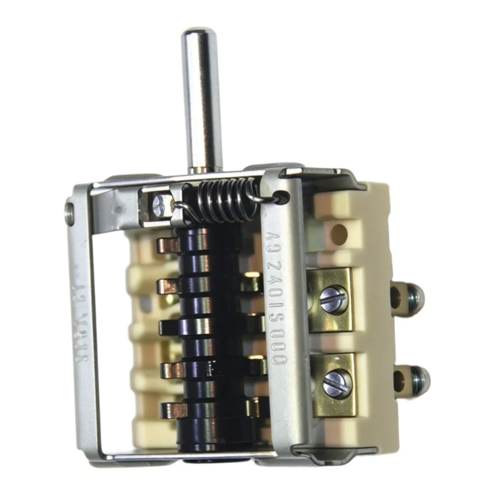 Rotary Gear Switch 49.24015.000 for Electric Stove Replacement Part for Compatible with Cooktop Control Units ABS 16A