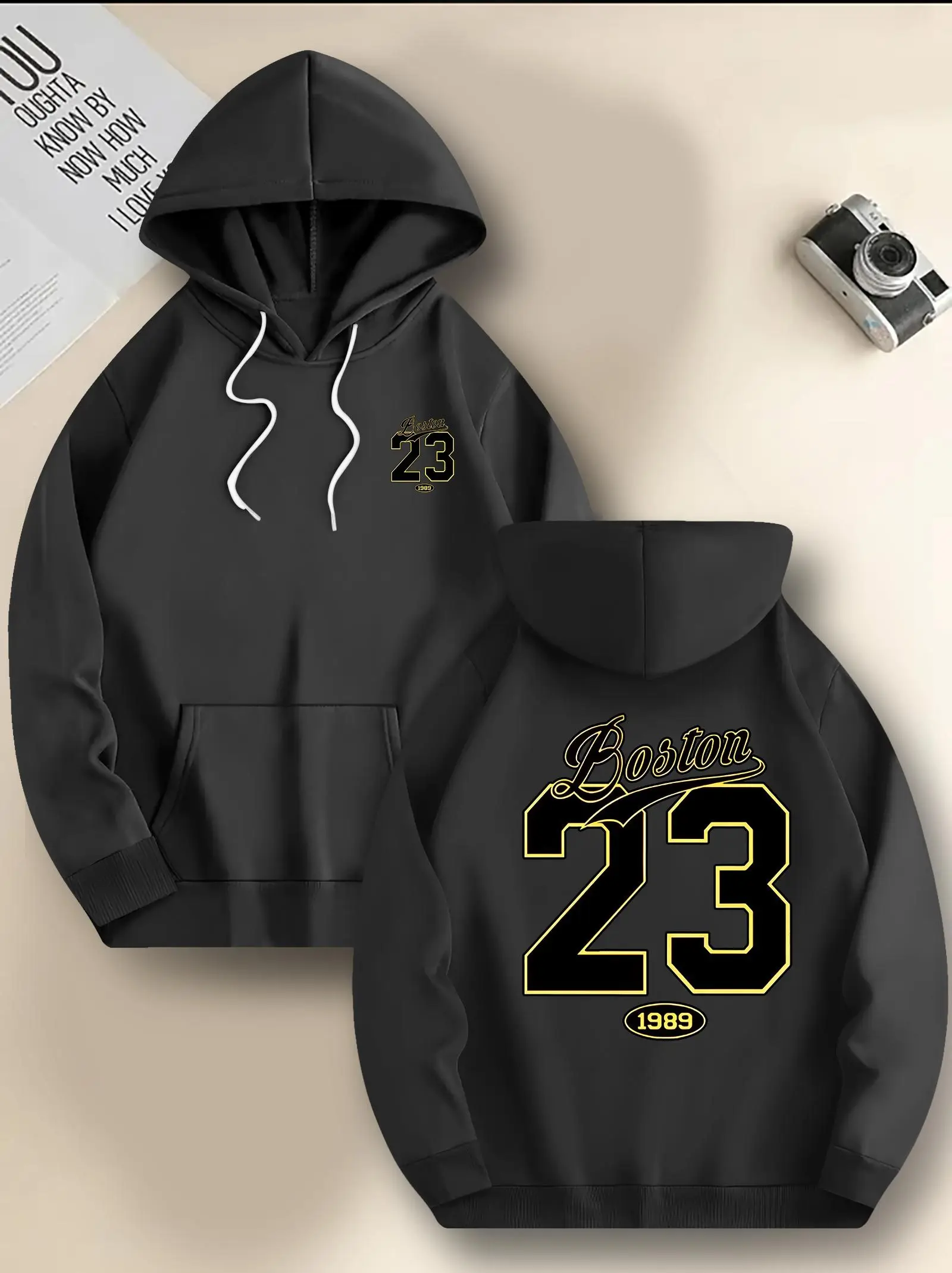 Men's Trendy Print Long Sleeve Hoodie Sweatshirt Hip‑Hop Streetwear Workout Festival Spring Fall Outdoor Casual Daily Top