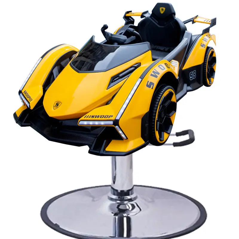 * Modern Vintage Children's Nail Salon Chair Rechargeable Bike Motorcycle Kid Ride Wholesale Barber Chair for Sale