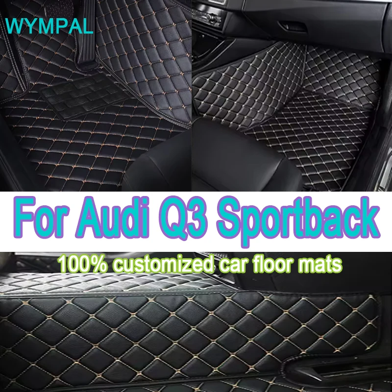 

Luxury Car Floor Mats For Audi Q3 Sportback 2020 2021 2022 Custom Auto Foot Pads Automobile Carpet Cover Interior Accessories