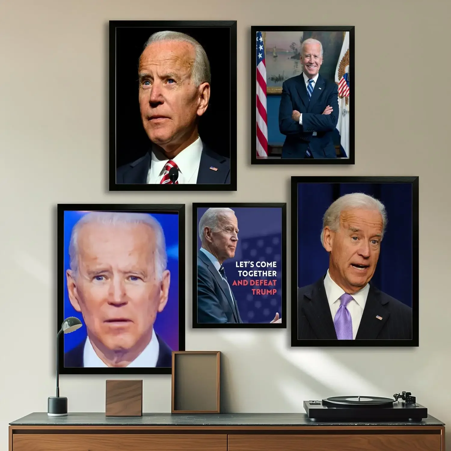 Joe Biden Canvas Art Poster, Wall Art Picture Print, Modern Family Bedroom Decor Posters,Decorative painting