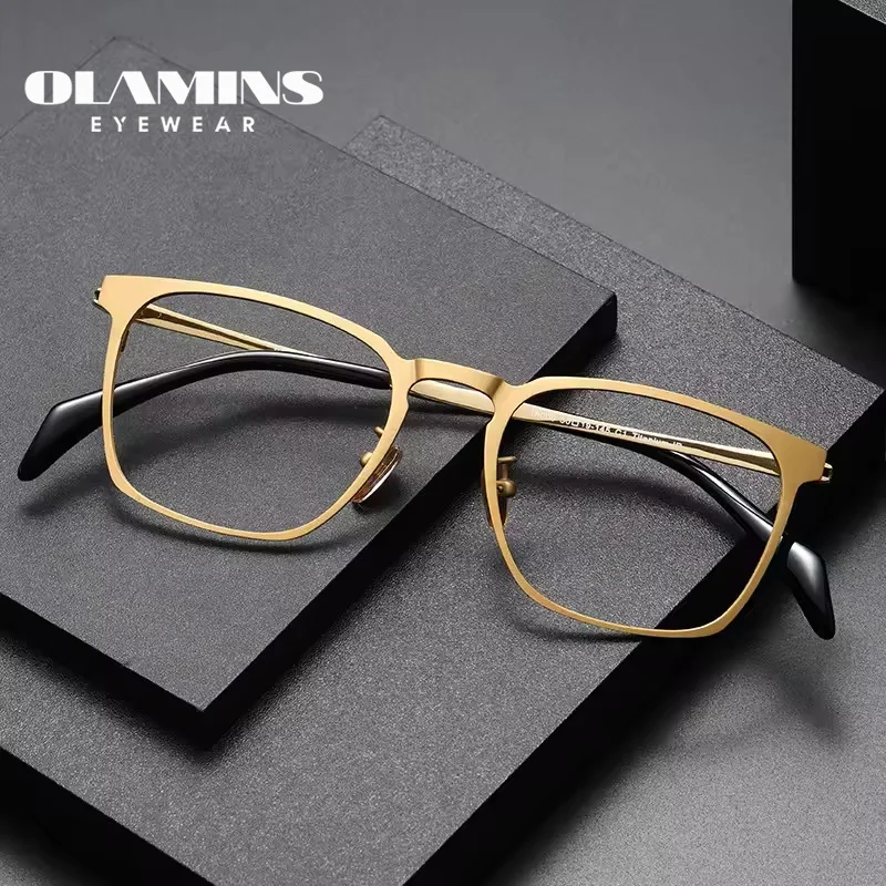 

OLAMINS​ Blue Light Filter Blocking Glasses Ready Stock Custom Anti Frame Logo Optical Frames 18008