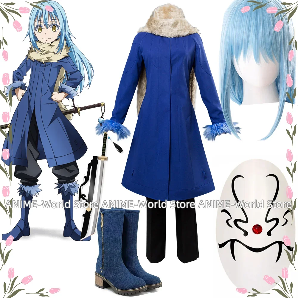 Anime That Time I Got Reincarnated As A Slime Rimuru Tempest Cosplay Costume Carnaval Halloween Christmas Party Clothing