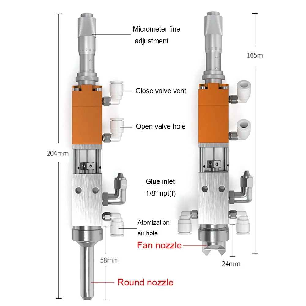 65 Spray Er with Atomizing Distribution Valve Three Anti-paint Circular Fan Shape